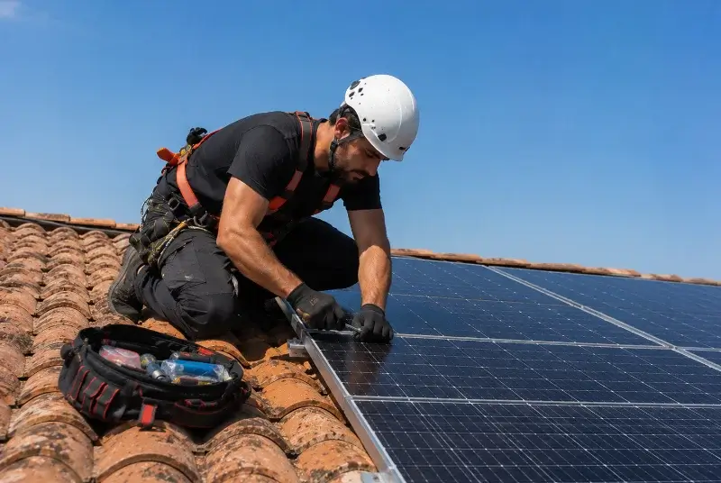Maintenance et monitoring de panneaux solaires à Arles