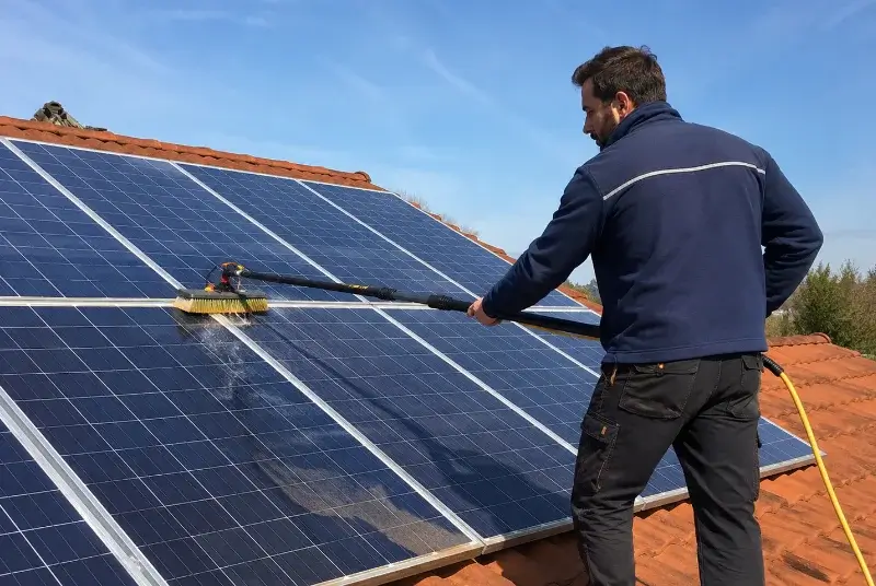 Nettoyage et entretien de panneaux solaires à Arles